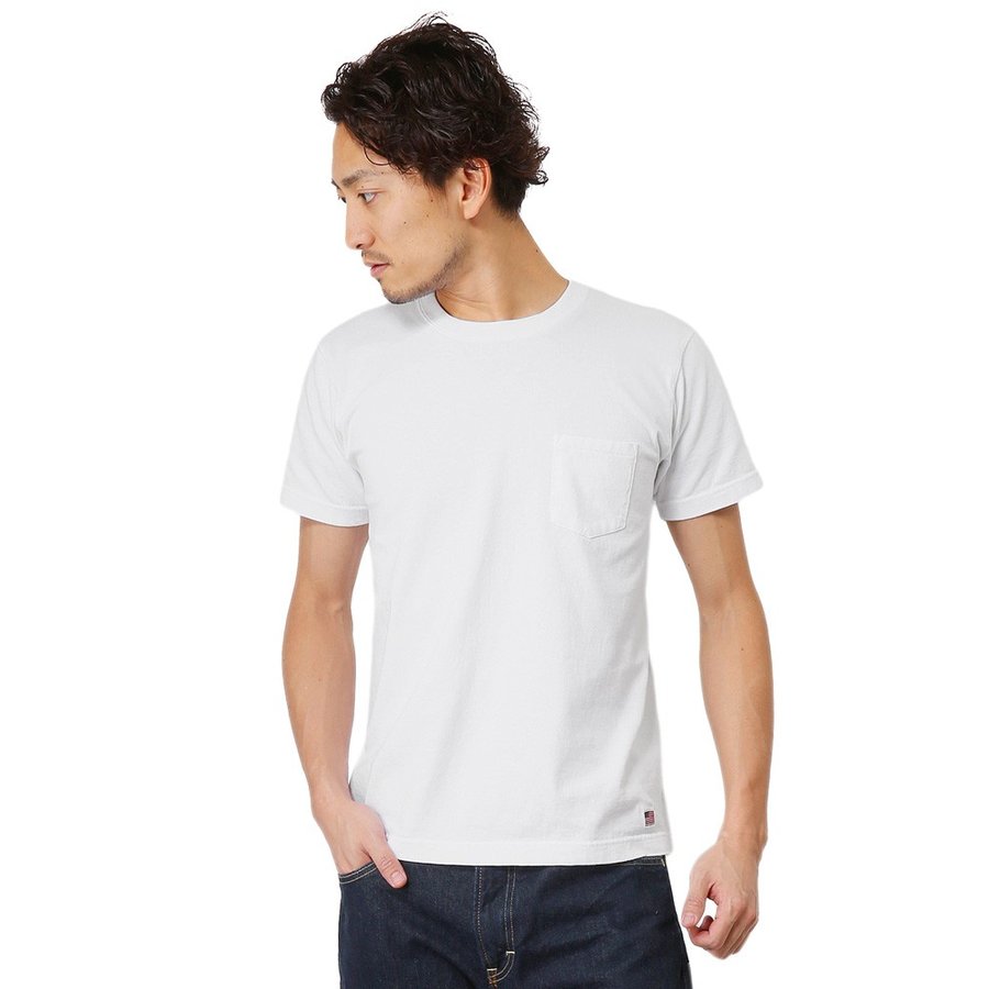 modem design｜USAコットン ポケットTシャツM-1510052